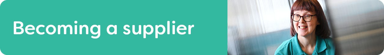 Becoming a supplier